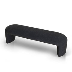 CLC8670-YY 1.5m Long Ottoman Bench - Charcoal Boucle