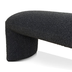 CLC8670-YY 1.5m Long Ottoman Bench - Charcoal Boucle
