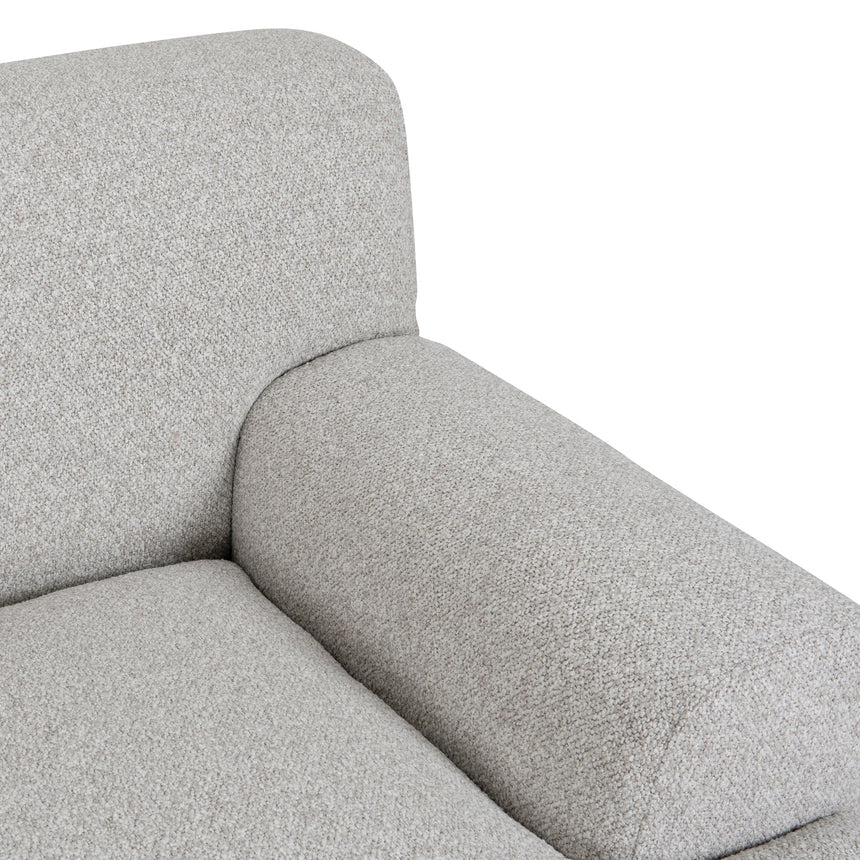 Left Chaise Sofa | Clay Grey | Myka Home - View 13