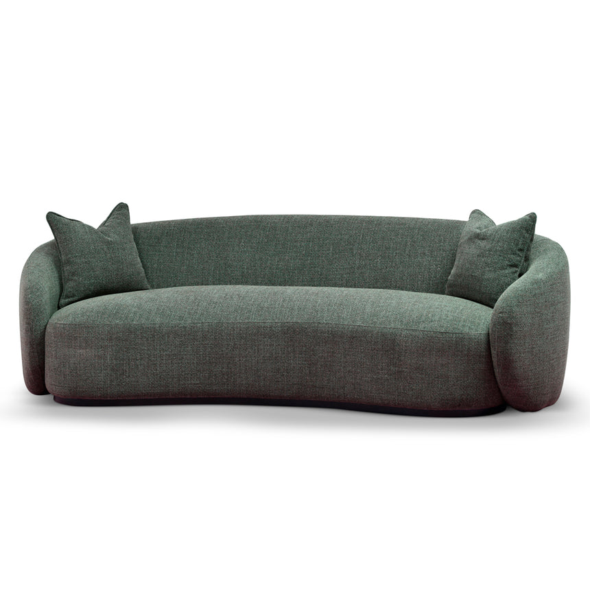 3 Seater Fabric Sofa | Moss Green | Myka Home - View 2