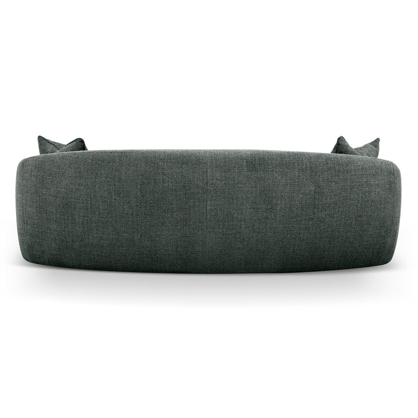 3 Seater Fabric Sofa | Moss Green | Myka Home - View 3