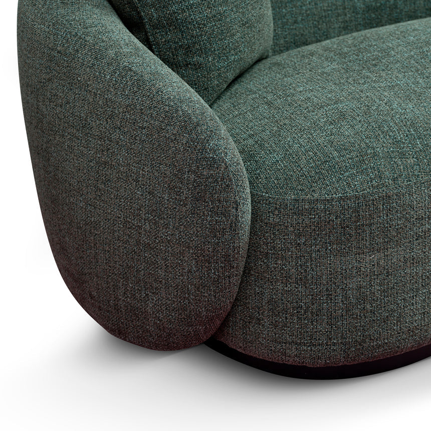 3 Seater Fabric Sofa | Moss Green | Myka Home - View 9