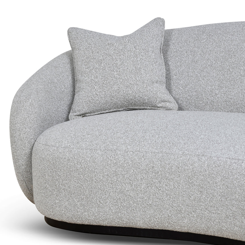 3 Seater Fabric Sofa | Clay Grey | Myka Home - View 7