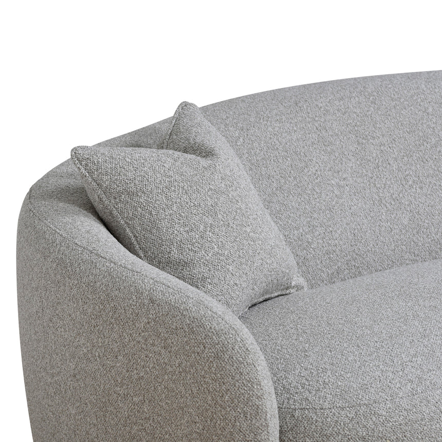 3 Seater Fabric Sofa | Clay Grey | Myka Home - View 8