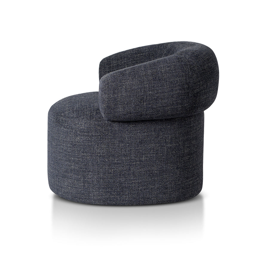 Fabric Armchair | Moss Navy | Myka Home - View 3