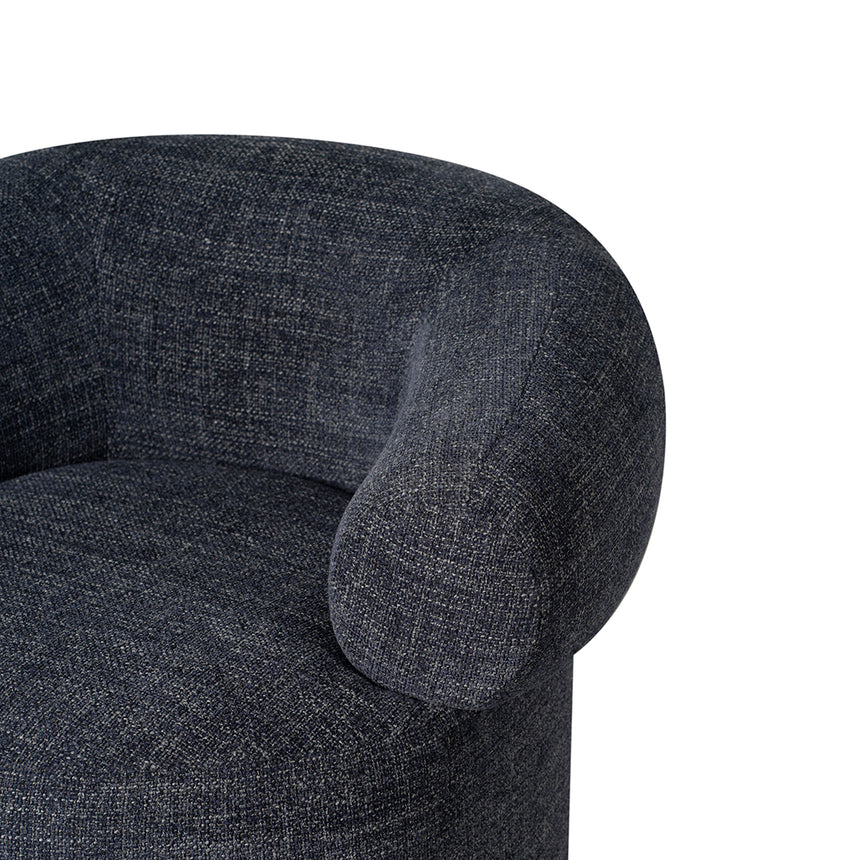Fabric Armchair | Moss Navy | Myka Home - View 6