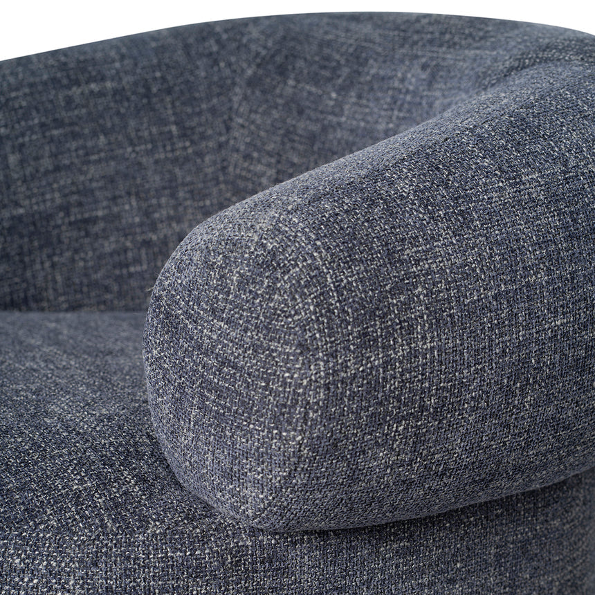 Fabric Armchair | Moss Navy | Myka Home - View 8