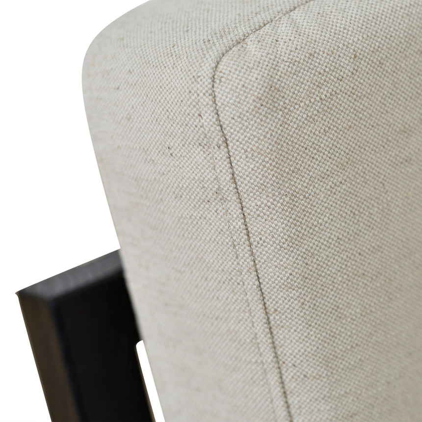 Black Elm Armchair | Light Beige | Myka Home - View 20