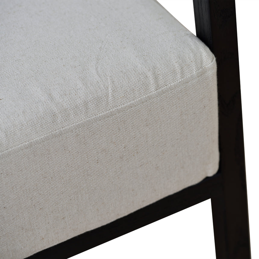 Black Elm Armchair | Light Beige | Myka Home - View 14