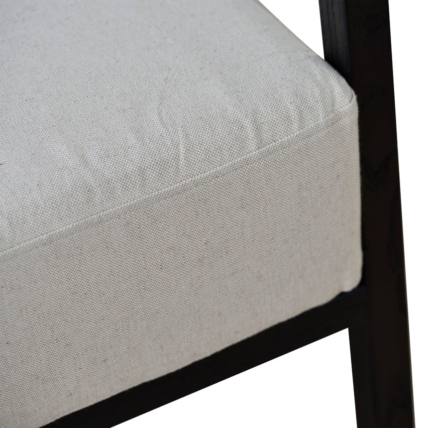 Black Elm Armchair | Light Beige | Myka Home - View 17