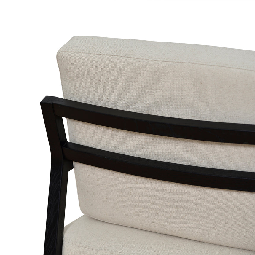 Black Elm Armchair | Light Beige | Myka Home - View 11