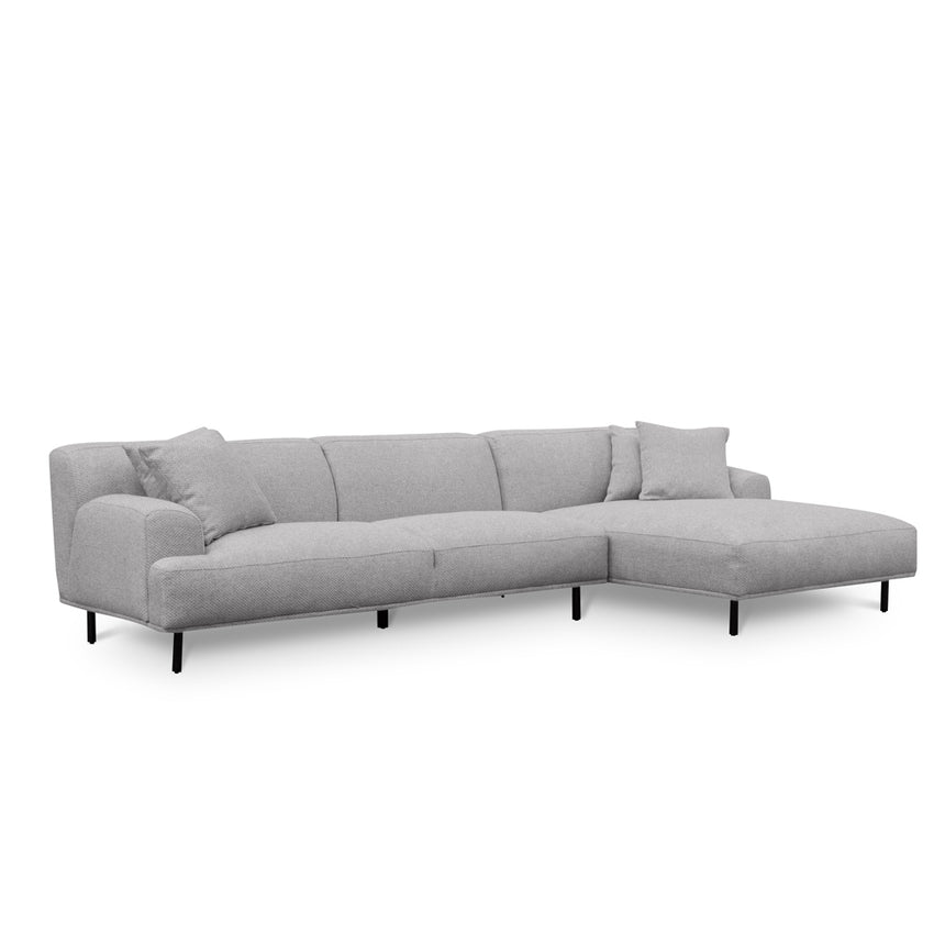 3 Seater Right Chaise Fabric Sofa | Sterling Sand | Myka Home