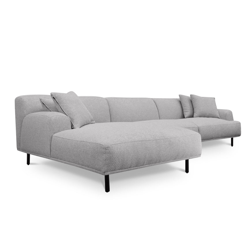 3 Seater Left Chaise Sofa | Sterling Sand | Myka Home - View 3