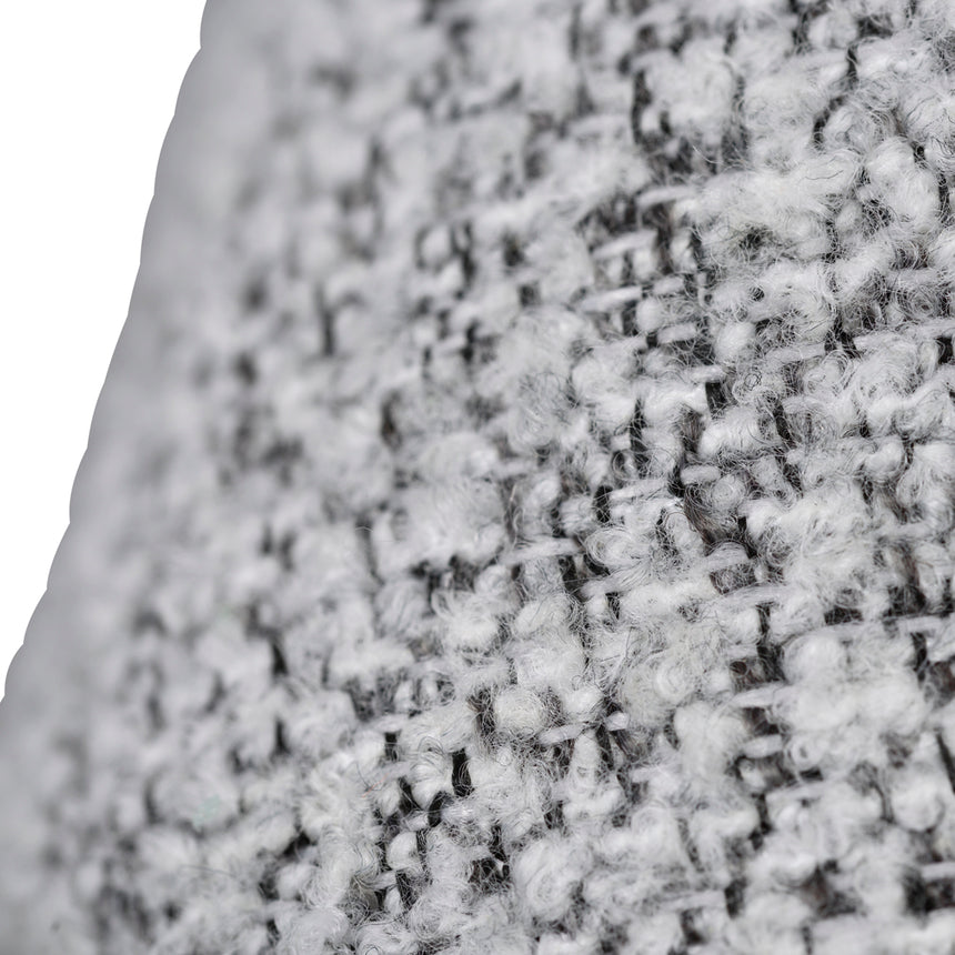 Fabric Armchair | Light Grey Fleck - Black Oak | Myka Home - View 11