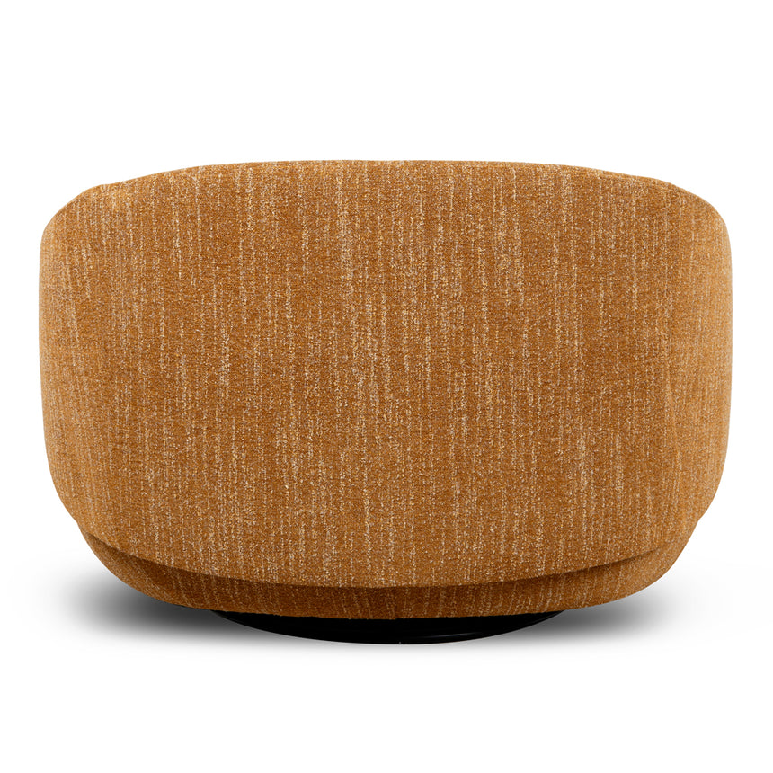 Swivel Armchair | Ginger Brown | Myka Home - View 5