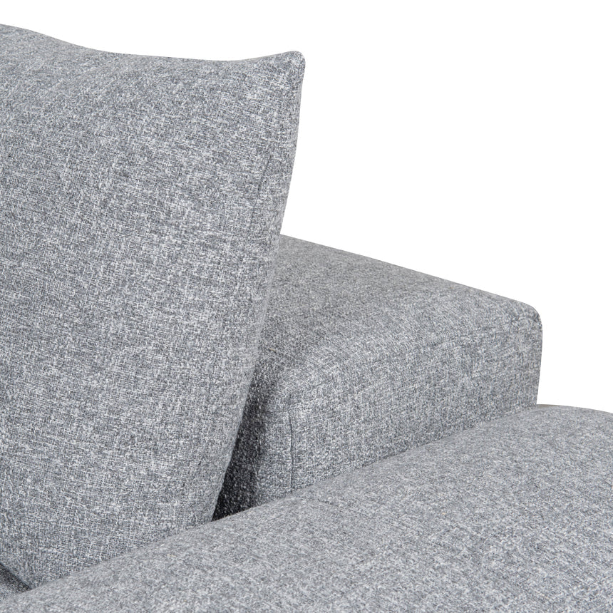 Right Chaise Fabric Sofa | Glacier Grey | Myka Home - View 13