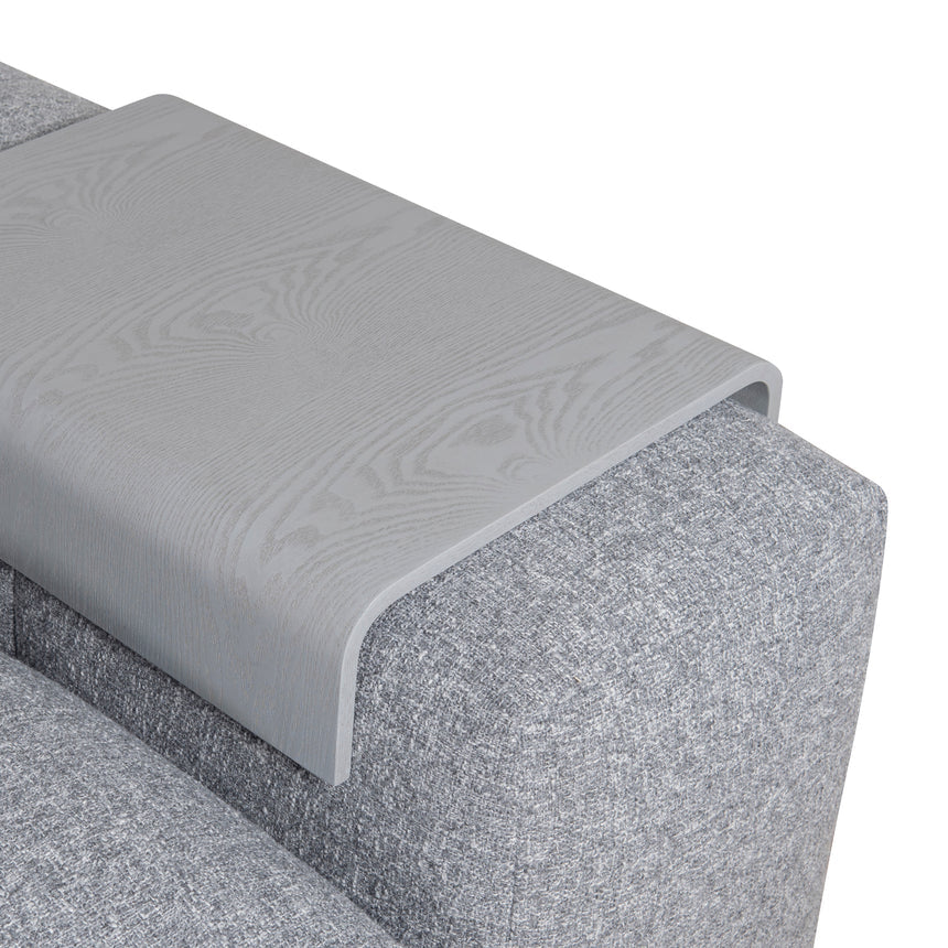 Right Chaise Fabric Sofa | Glacier Grey | Myka Home - View 16