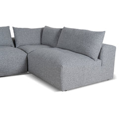 CLC8862-KSO Right Chaise Fabric Sofa - Glacier Grey