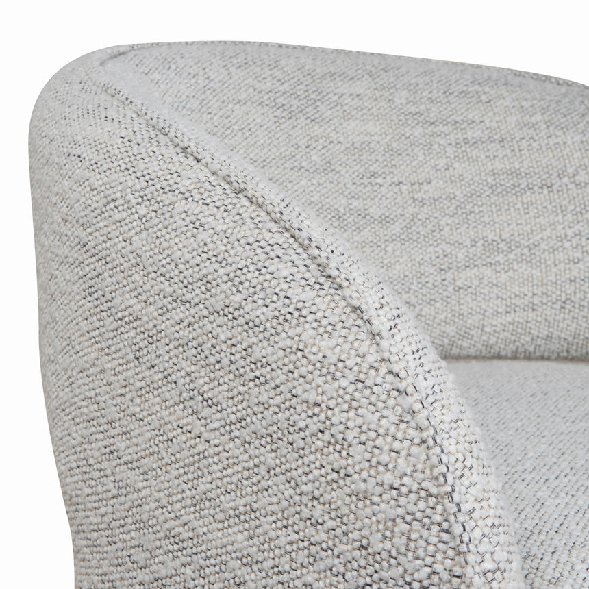 Fabric Armchair | Fog Grey | Myka Home - View 10