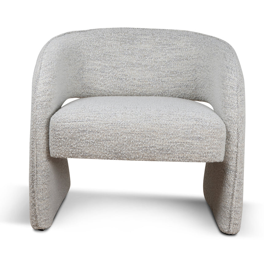 Fabric Armchair | Fog Grey | Myka Home - View 2