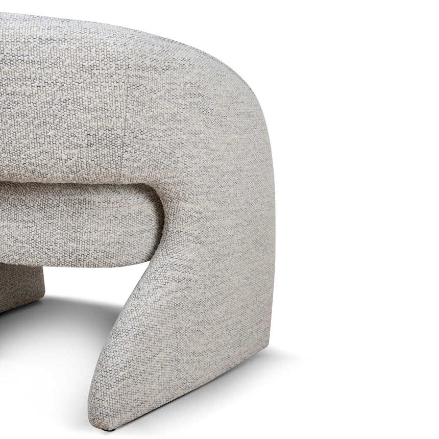 Fabric Armchair | Fog Grey | Myka Home - View 6