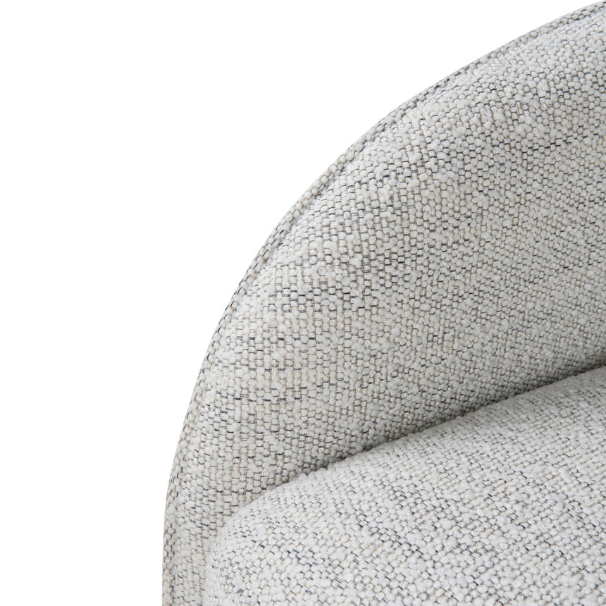 Fabric Armchair | Fog Grey | Myka Home - View 8