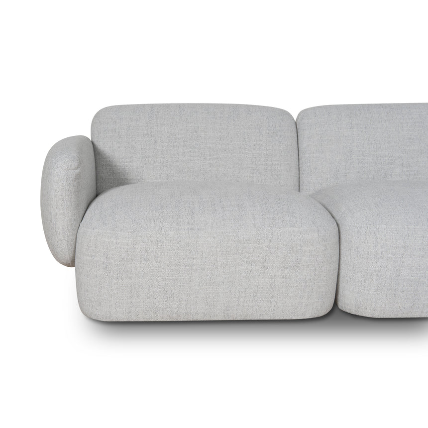 Right Chaise Modular Sofa | Cloud Grey | Myka Home - View 4