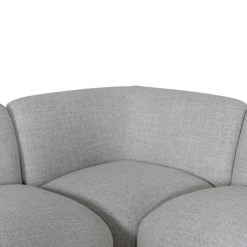 Left Chaise Modular Sofa | Cloud Grey | Myka Home - View 6