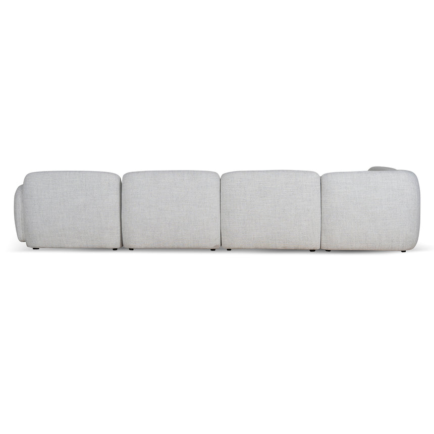 Left Chaise Modular Sofa | Cloud Grey | Myka Home - View 3