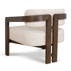 CLC8895-NI Walnut Armchair - Linen