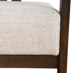 CLC8895-NI Walnut Armchair - Linen