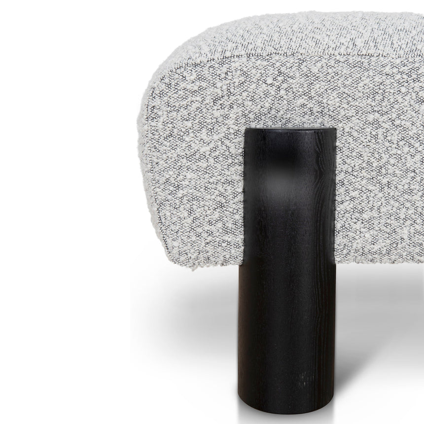 Armchair | Charcoal White Boucle | Myka Home - View 9