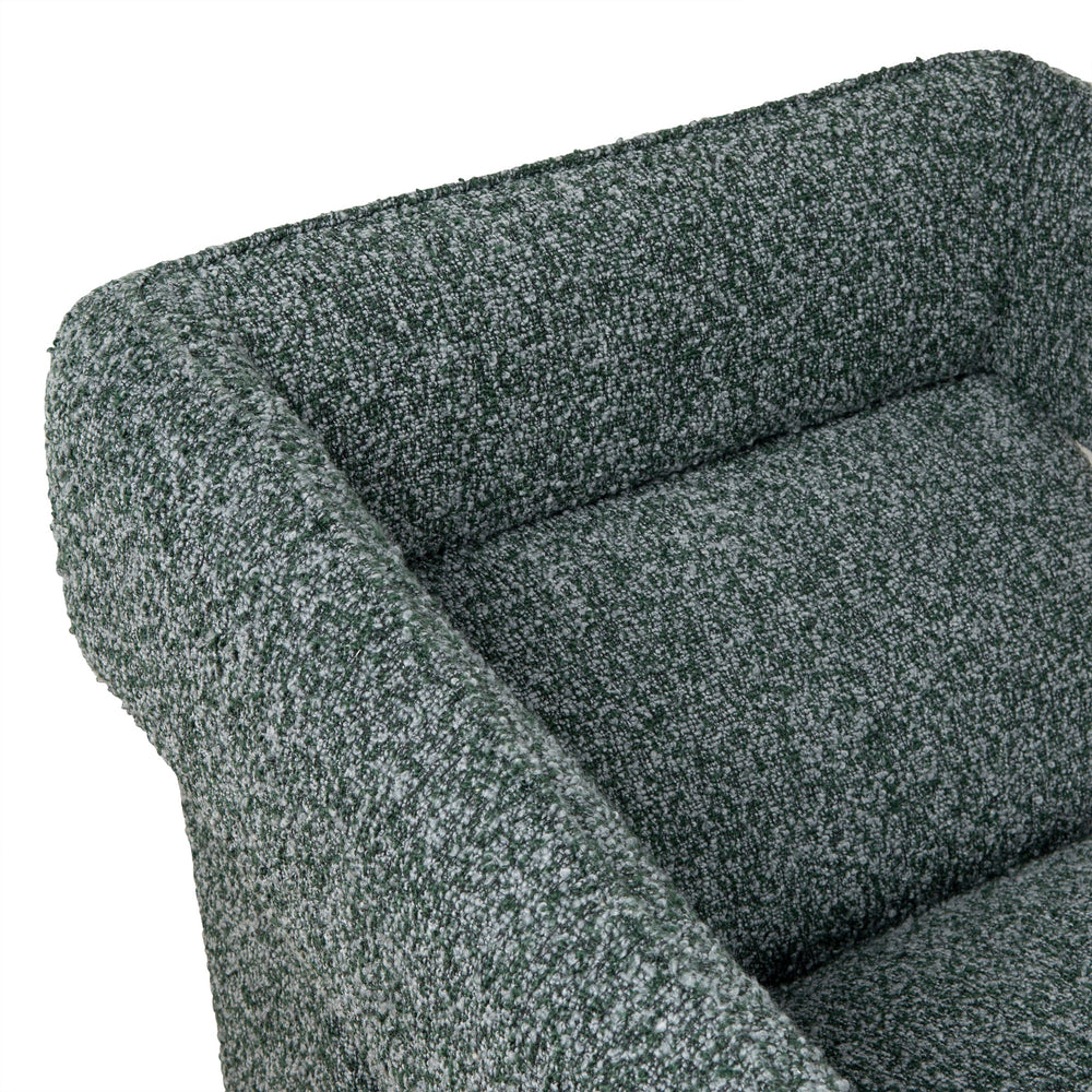 Armchair | Green Boucle | Myka Home - View 9