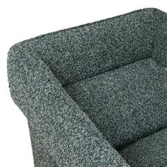 Armchair | Green Boucle | Myka Home