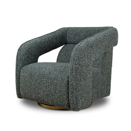 Armchair | Green Boucle | Myka Home