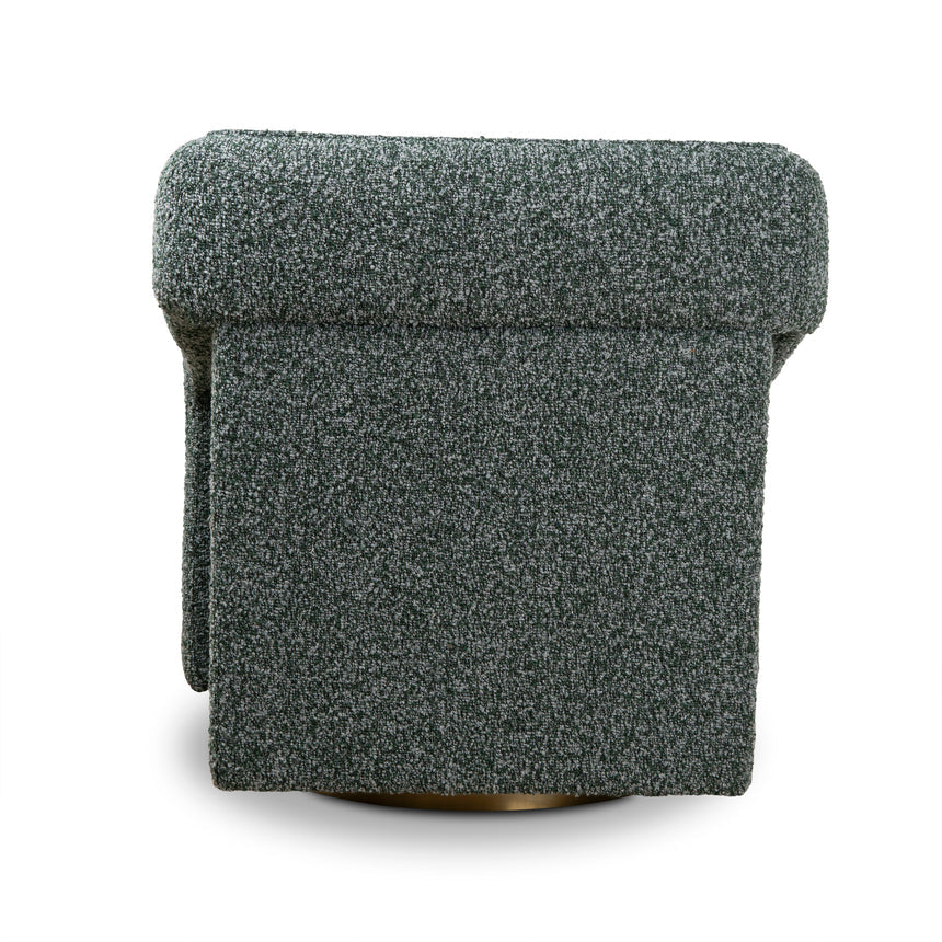 Swivel Armchair | Green Boucle | Myka Home - View 5