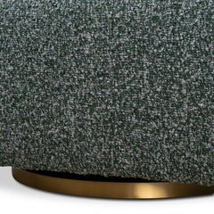 CLC8910-CA Swivel Armchair - Green Boucle