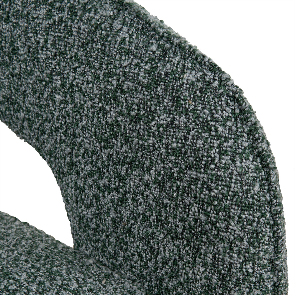 Armchair | Green Boucle | Myka Home - View 7
