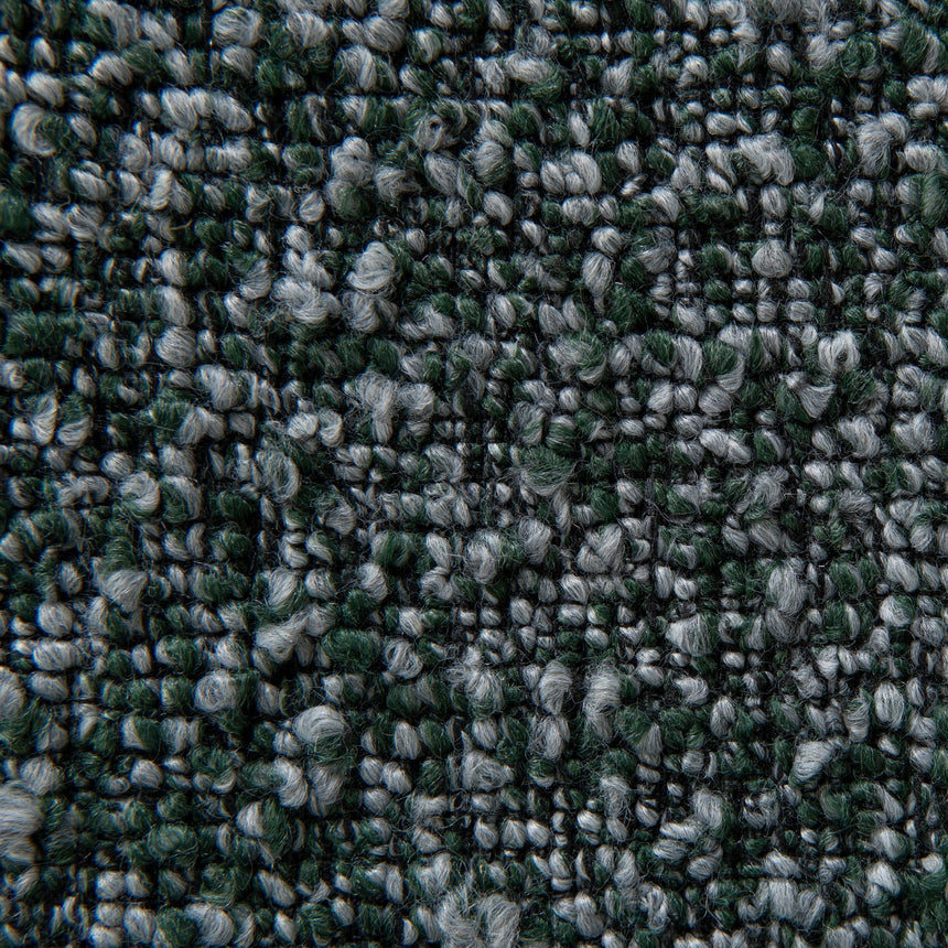 Fabric Lounge Chair | Green Boucle | Myka Home - View 10