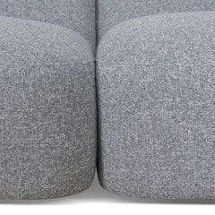 CLC8965-KSO Right Chaise Modular Sofa - Glacier Grey