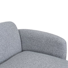 CLC8965-KSO Right Chaise Modular Sofa - Glacier Grey