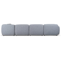 CLC8965-KSO Right Chaise Modular Sofa - Glacier Grey