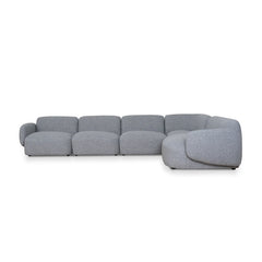 CLC8965-KSO Right Chaise Modular Sofa - Glacier Grey