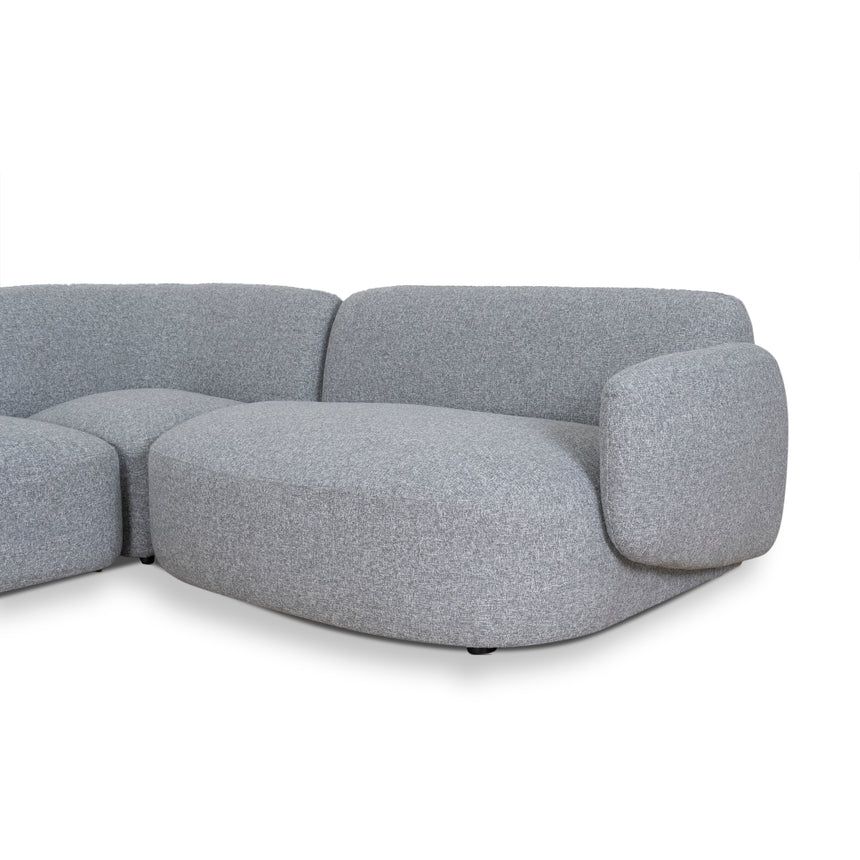 Right Chaise Modular Sofa | Glacier Grey | Myka Home - View 7