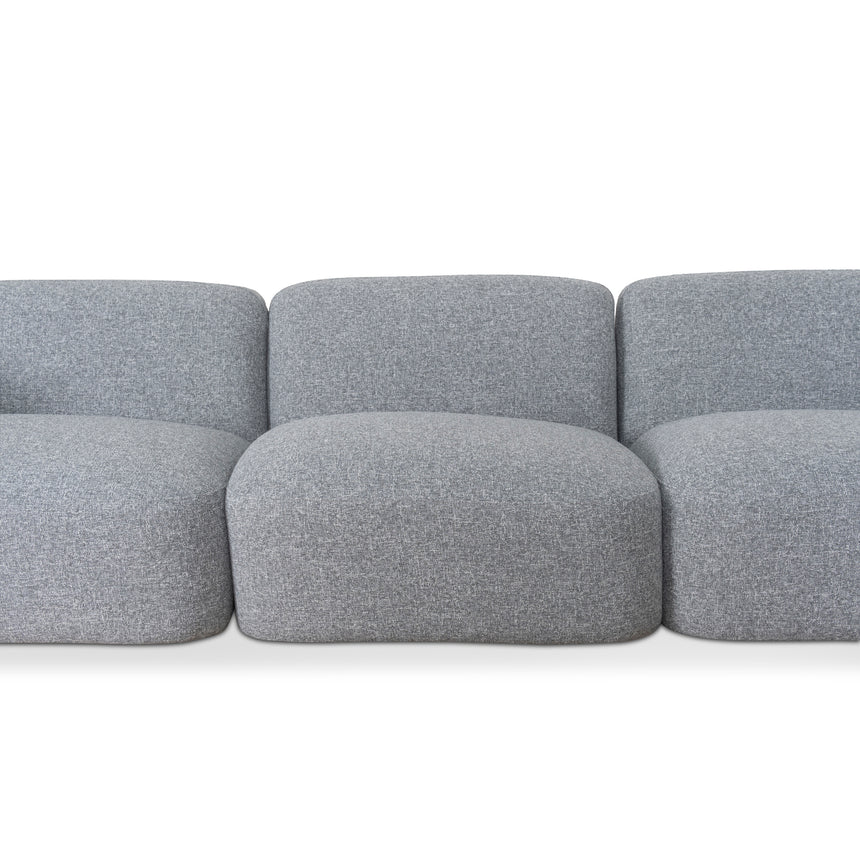Right Chaise Modular Sofa | Glacier Grey | Myka Home - View 8