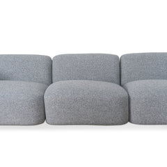 CLC8965-KSO Right Chaise Modular Sofa - Glacier Grey