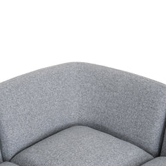 CLC8965-KSO Right Chaise Modular Sofa - Glacier Grey