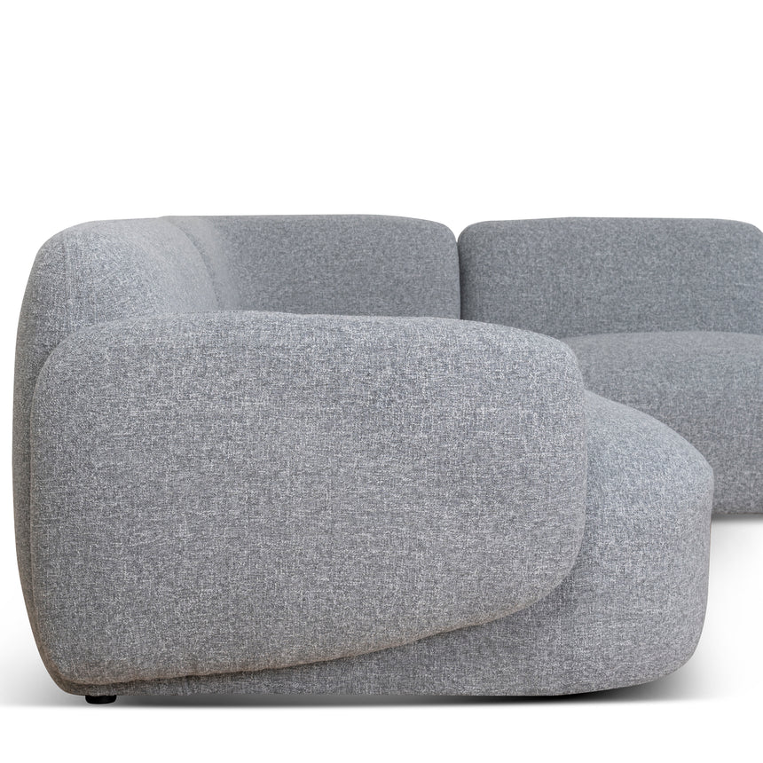 Left Chaise Modular Sofa | Glacier Grey | Myka Home - View 14