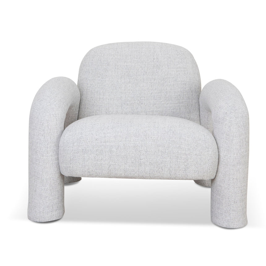 Fabric Armchair | Cloud Grey | Myka Home - View 2