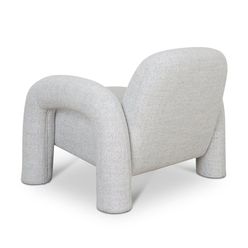 Fabric Armchair | Cloud Grey | Myka Home - View 4